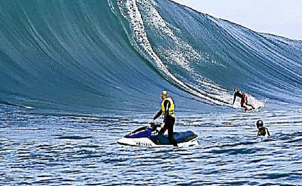 Trent Munro surfing a local secret spot in 2006. Trent Munro surfing a local secret spot in 2006.